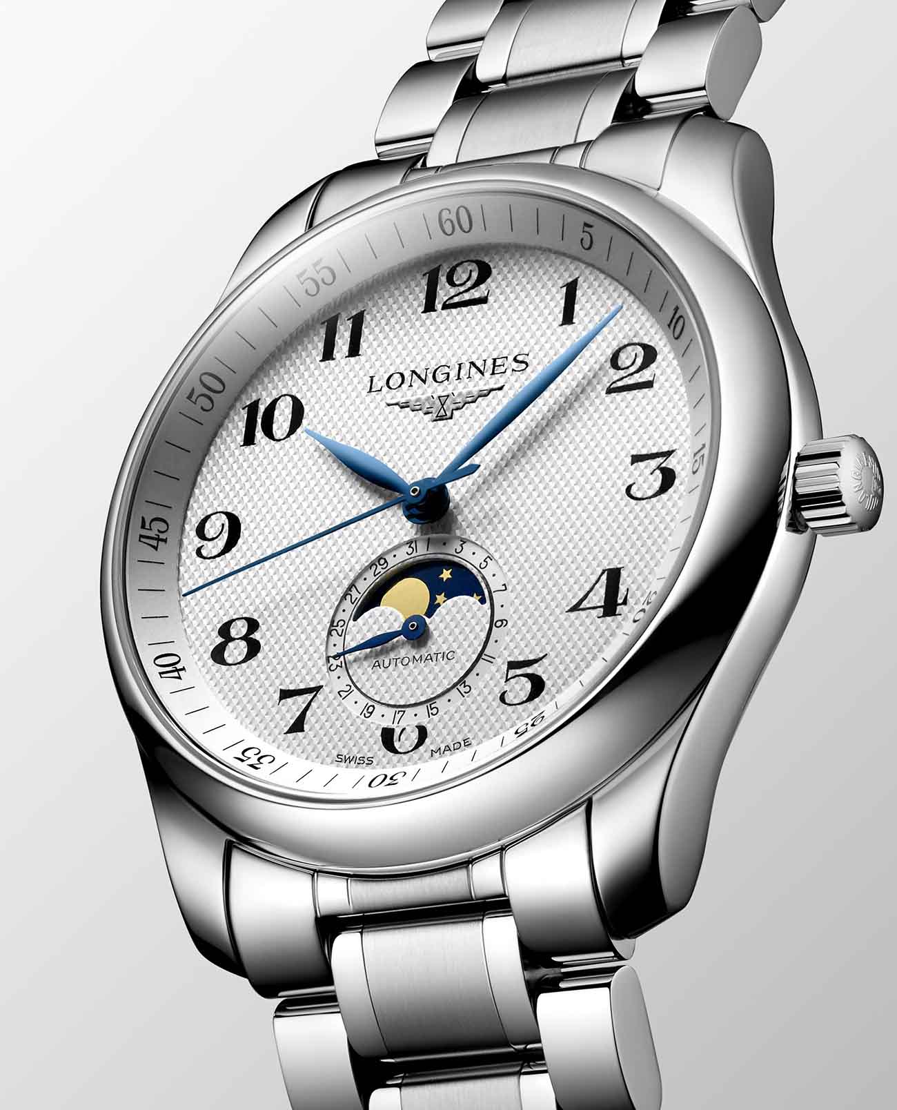 Оригинальные часы Longines Longines Master Collection L2.909.4.78.6 механические калибр механизма l899 общий вид
